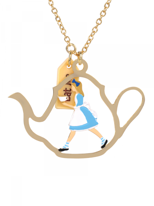 TEAPOT AND ALICE NECKLACE