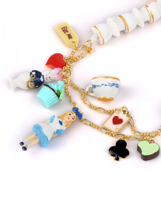 ALICE IN WONDERLAND TEATIME TEACUP NECKLACE