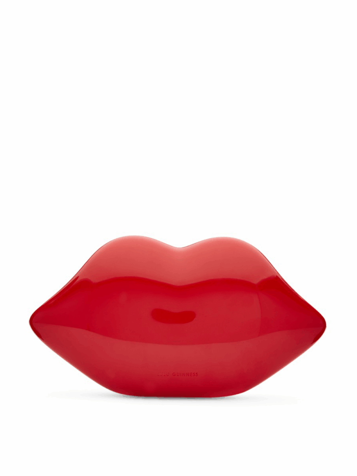 LARGE RED PERSPEX LIPS CLUTCH - Image 4