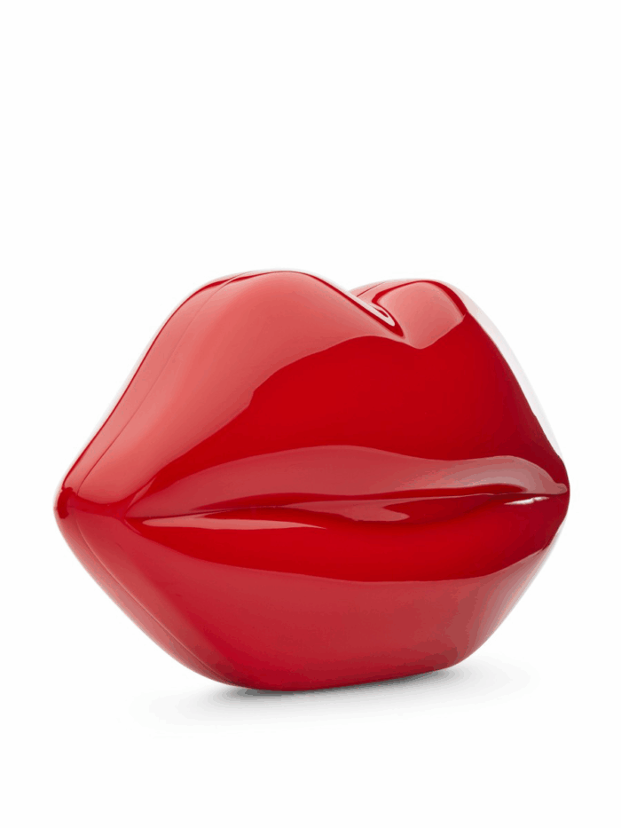 LARGE RED PERSPEX LIPS CLUTCH - Image 5