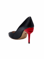 BLACK SMOOTH LEATHER BRIGETTE COURT
