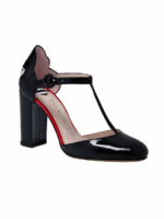 BLACK PATENT LEATHER CAMILLE COURT - Image 2