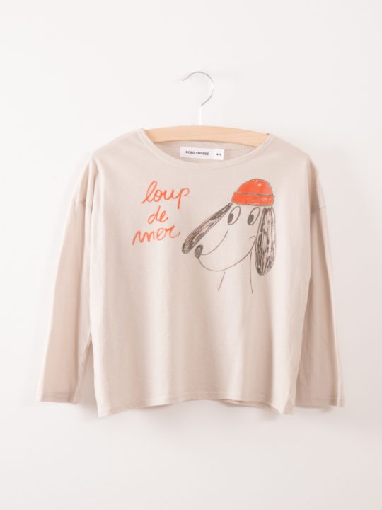 T-SHIRT LOUP DE MER SILVER CLOUD