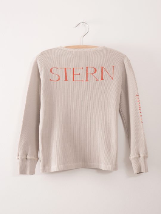 BUTTONS T-SHIRT BOW SILVER CLOUD