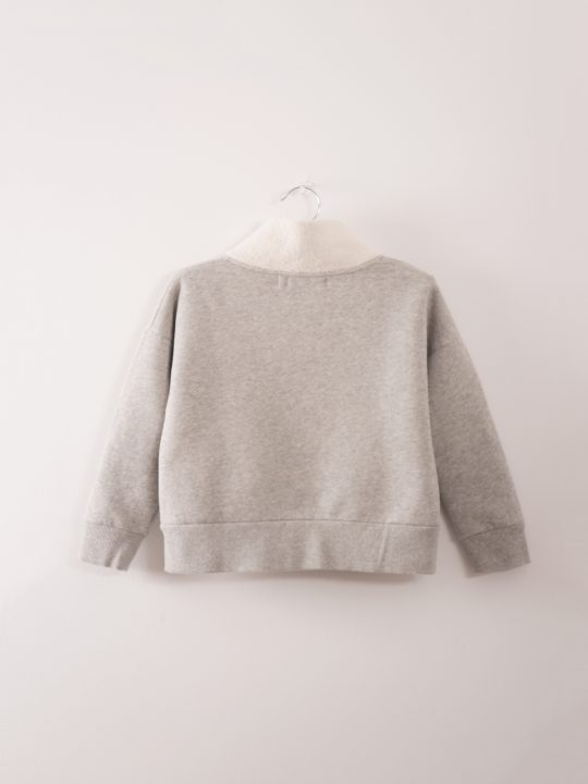 FISHERMAN SWEATSHIRT LOUP DE MER LIGHT GREY