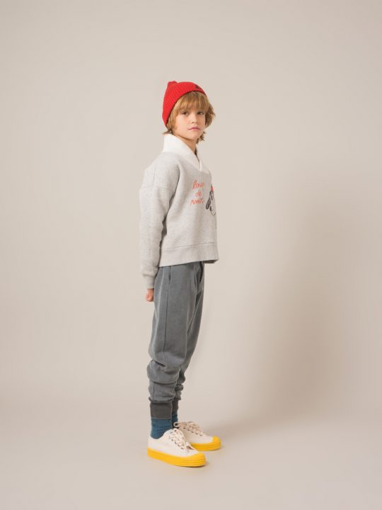 FISHERMAN SWEATSHIRT LOUP DE MER LIGHT GREY