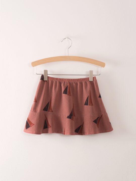 JERSEY SKIRT ALMA S.B. AO DUSTY RED