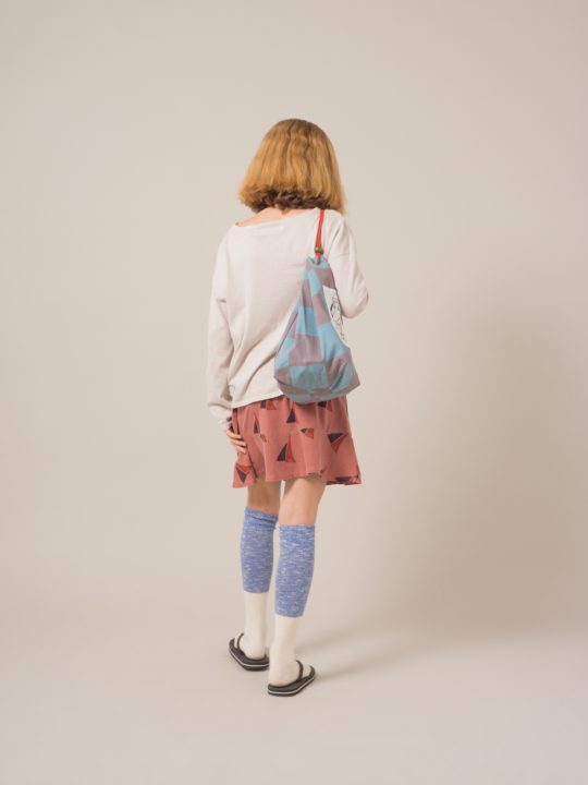 JERSEY SKIRT ALMA S.B. AO DUSTY RED