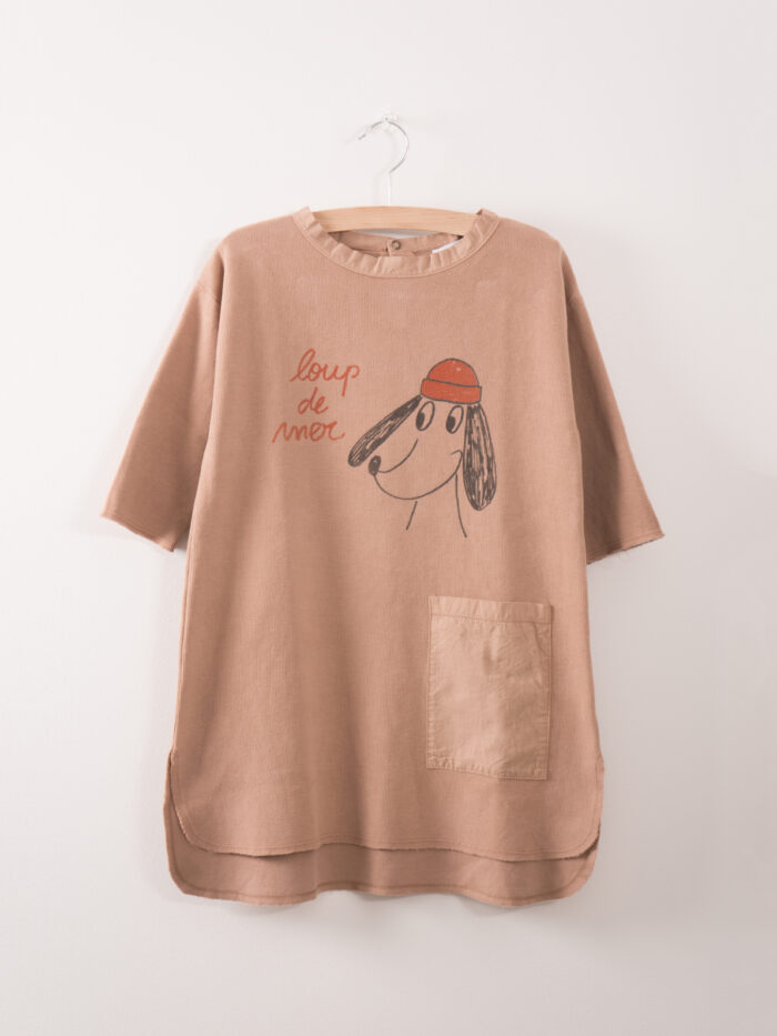 POCKET DRESS LOUP DE MER MISTY ROSE - Image 1