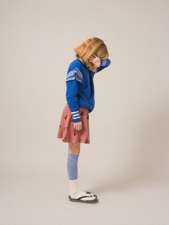 RUFFLES KNITTED JUMPER BLUE NAUTICAL BLUE