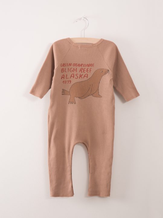 JUMPSUIT GREEN OTARIINAE MISTY ROSE