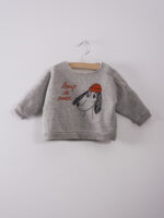 BABY SWEATSHIRT LOUP DE MER LIGHT GREY
