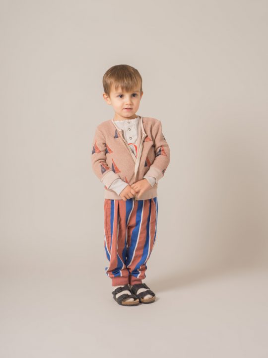 BABY ZIP SWEATSHIRT ALMA S.B AO MISTY ROSE
