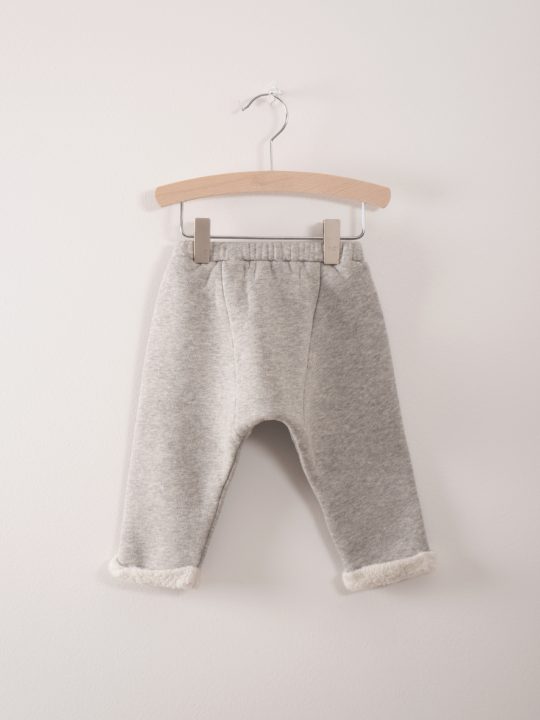 BABY TRACKSUIT LOUP EMBR. LIGHT GREY