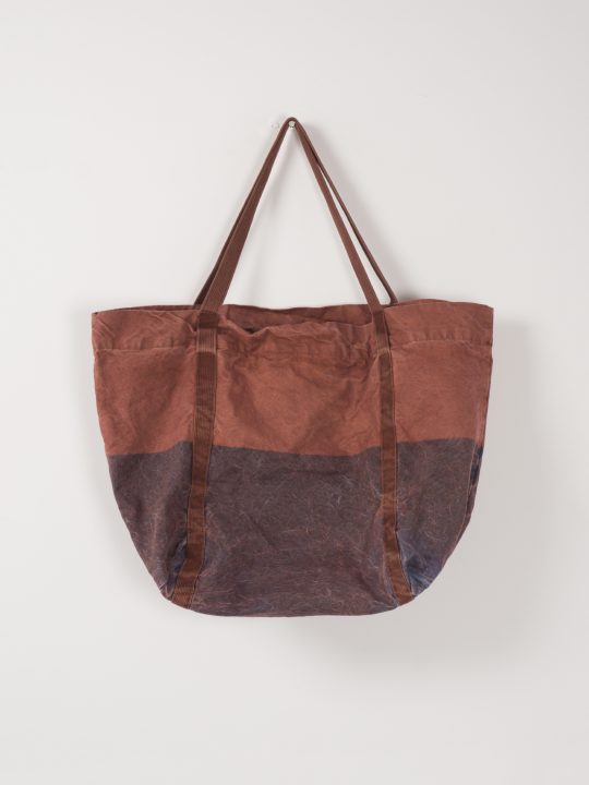 BICOLOR TOTE BAG BLUE LOUP ONE SIZE NAUTICAL BLUE