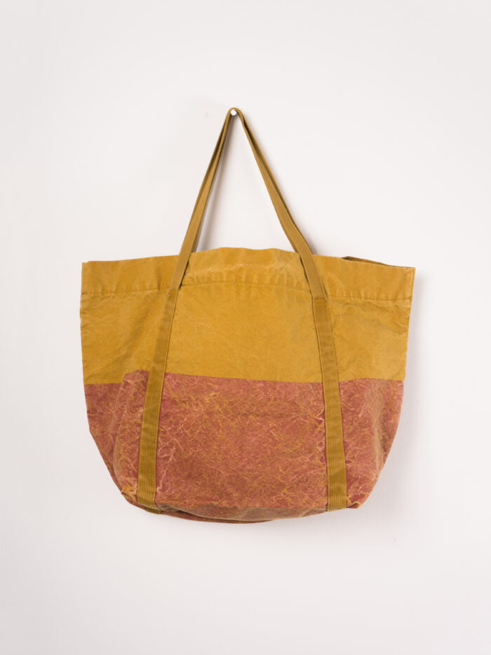 BICOLOR TOTE BAG BLUE LOUP ONE SIZE DUSTY RED - Image 2