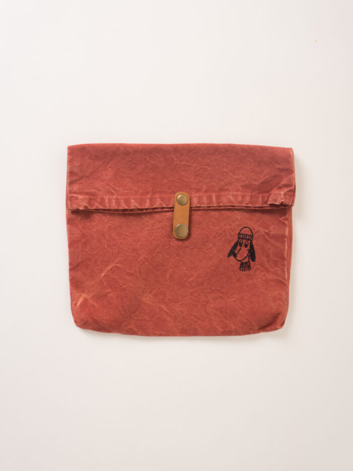 PURSE LOUP EMBR. ONE SIZE DUSTY RED - Image 1