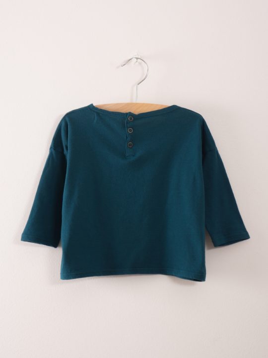 BABY T-SHIRT DEAR WORLD LEGION BLUE