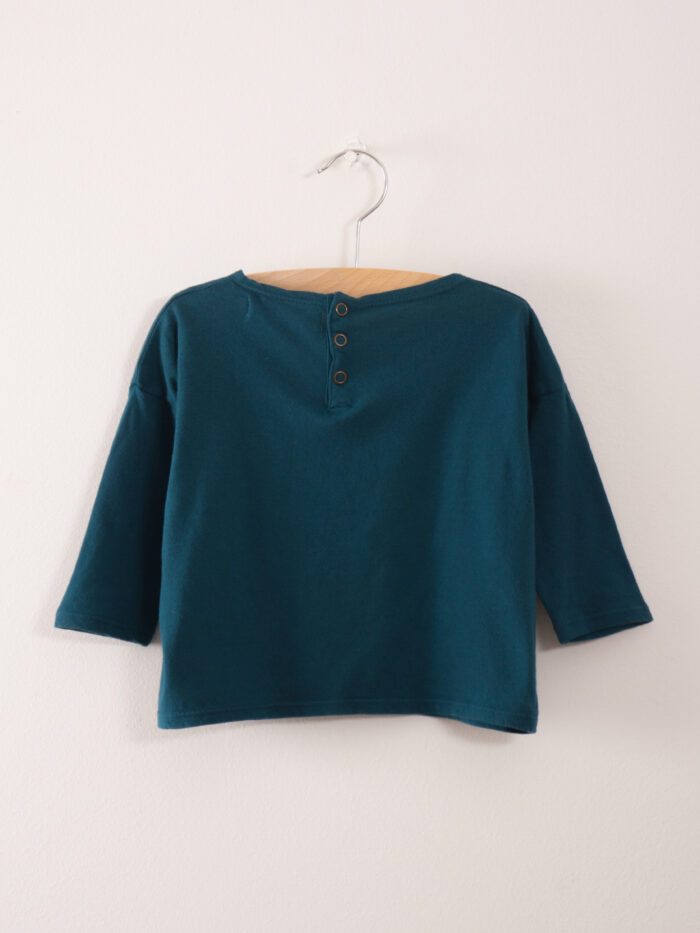 BABY T-SHIRT DEAR WORLD LEGION BLUE - Image 3