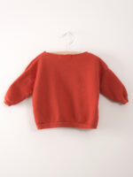 BABY SWEATSHIRT DEAR WORLD RED CLAY - Image 2