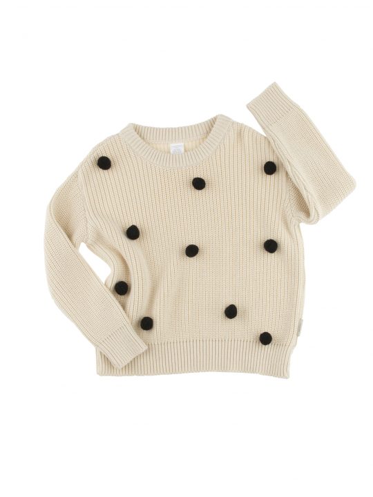 POM POMS SWEATER OVERSIZED