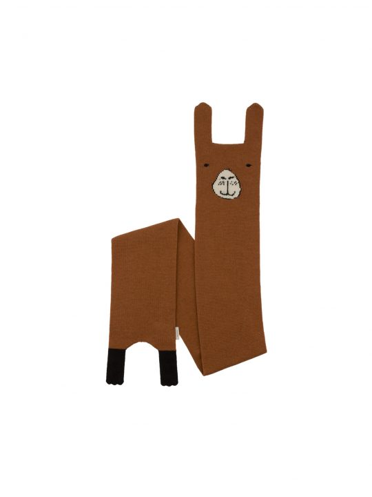 LLAMA KNIT SCARF