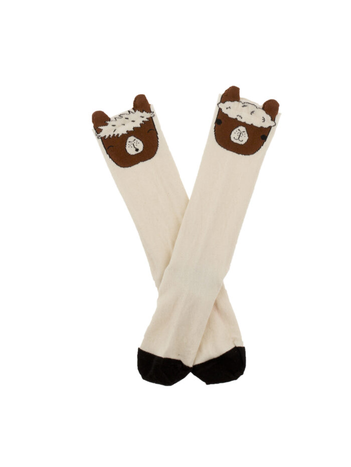 LLAMAS HEADS HIGH SOCKS - Image 1
