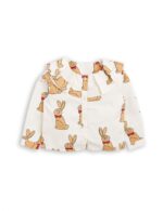 RABBIT WOVEN BLOUSE OFF WHITE