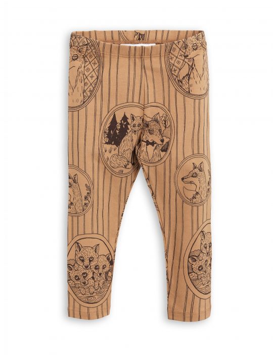 FOX FAMILY LEGGINGS BROWN