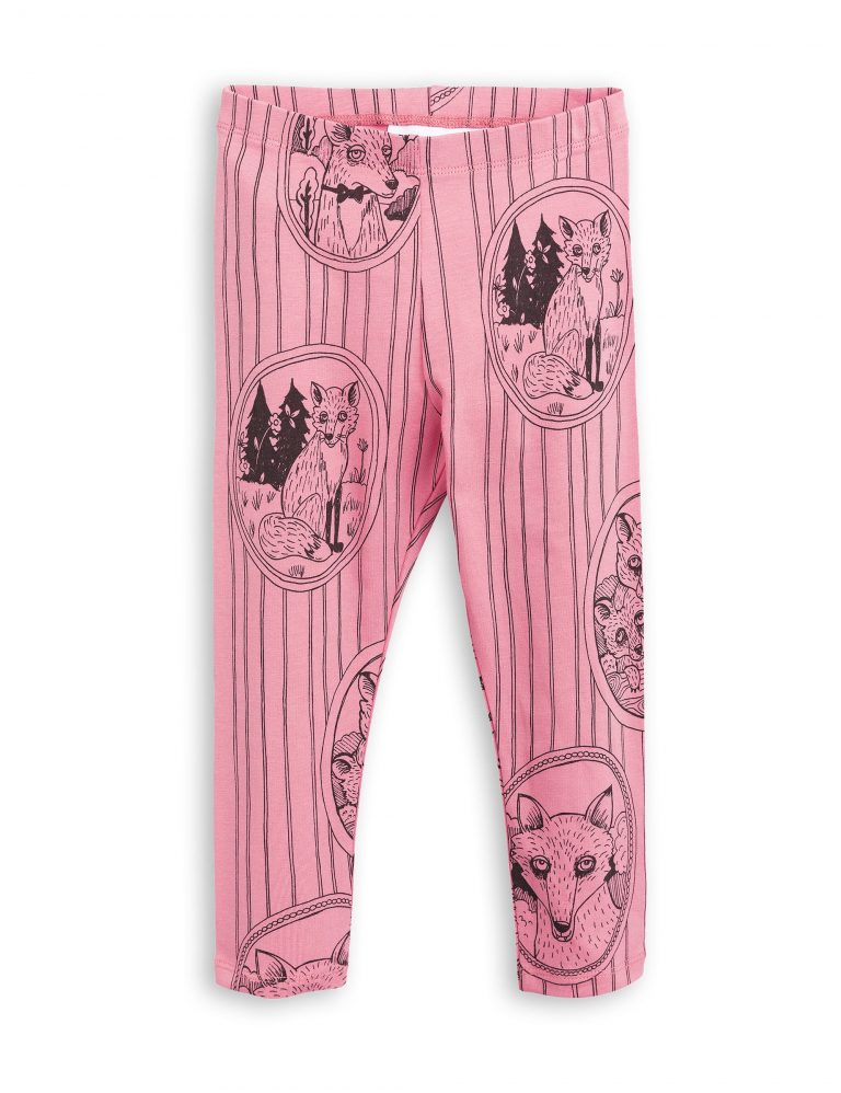 FOX FAMILY LEGGINGS PINK