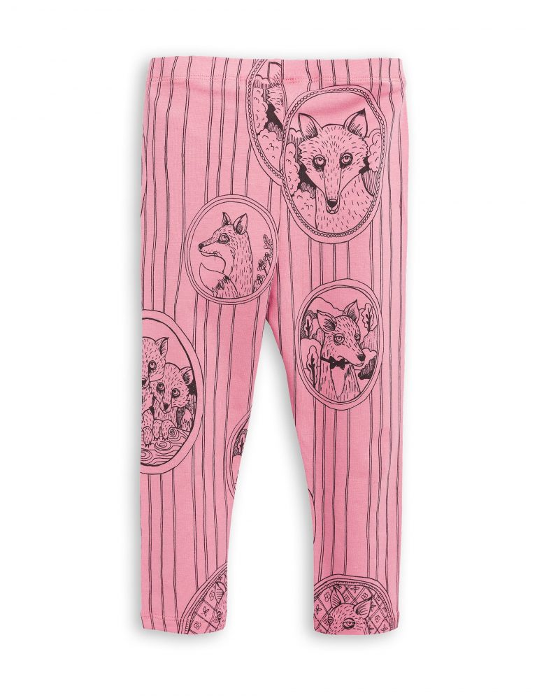 FOX FAMILY LEGGINGS PINK