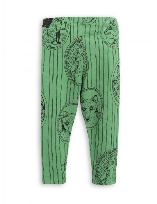FOX FAMILY LEGGINGS GREEN