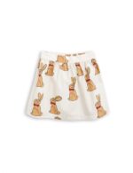 RABBIT WOVEN SKIRT OFF WHITE