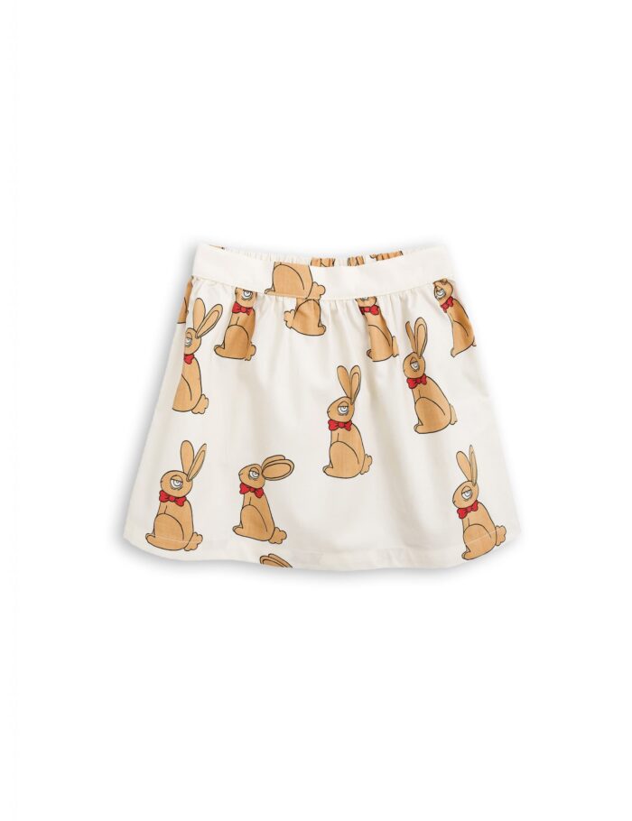 RABBIT WOVEN SKIRT OFF WHITE - Image 1