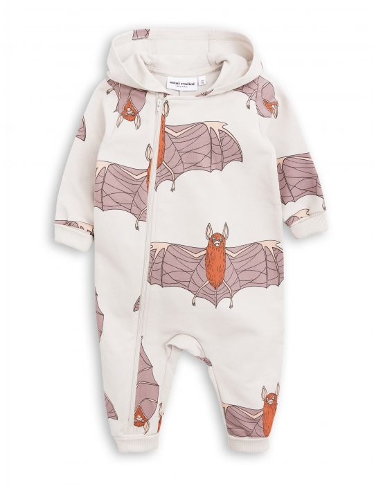 BATS ONESIE LIGHT GREY