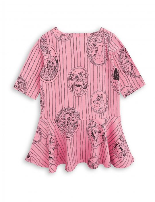 FOX FAMILY DRESS PINK