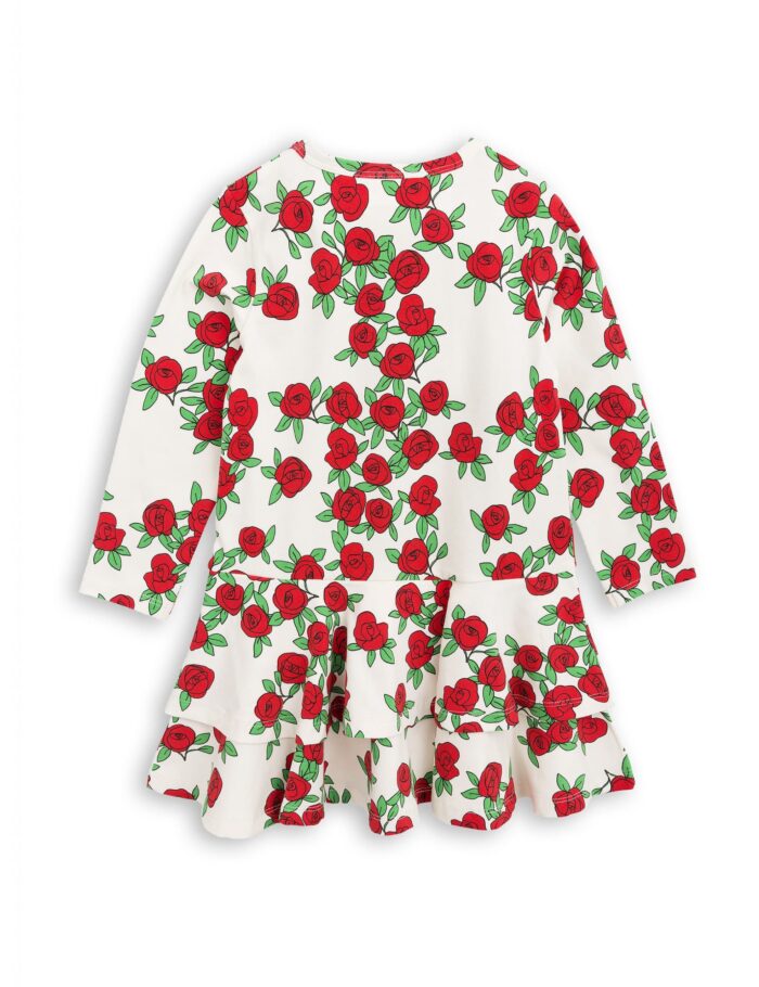 ROSE LS FRILL DRESS OFF WHITE - Image 2