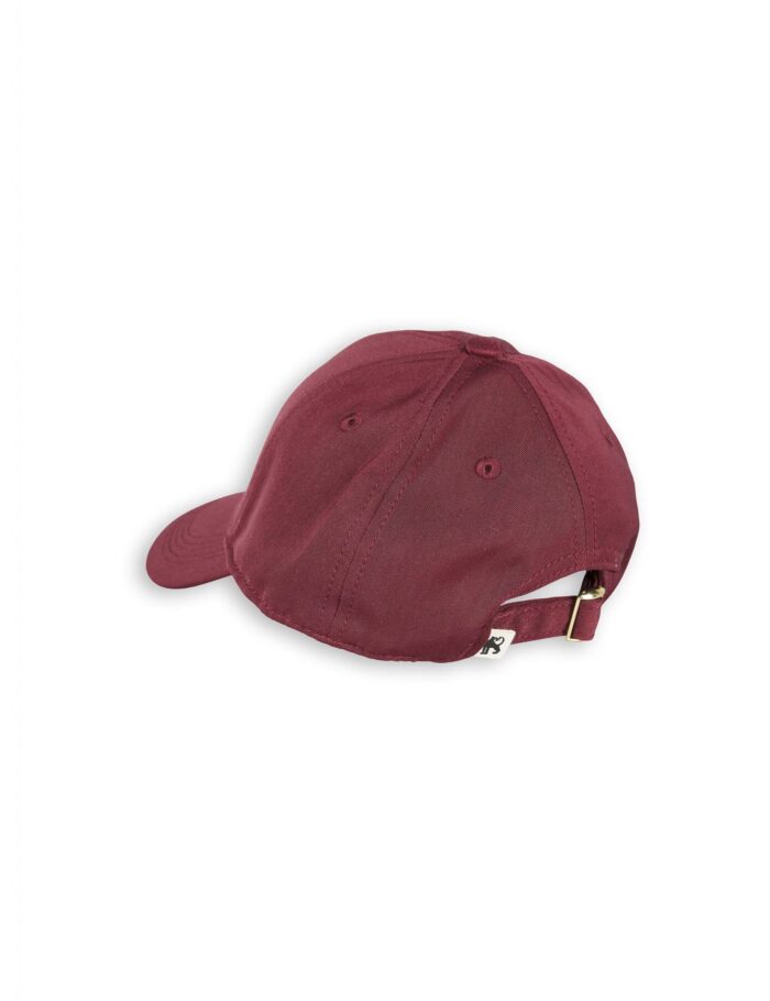 FOX EMBROIDERY CAP BURGUNDY - Image 2