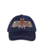 BAT EMBROIDERY CAP NAVY - Image 2