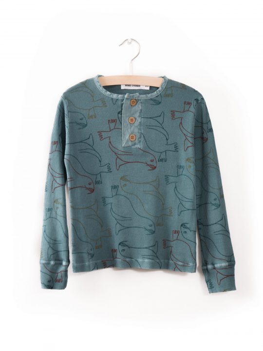 BUTTONS T-SHIRT OTARIINAE SMOKE BLUE