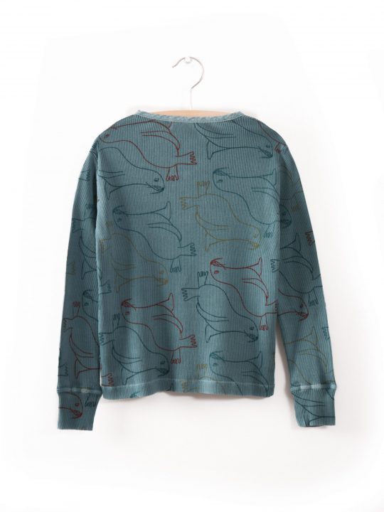 BUTTONS T-SHIRT OTARIINAE SMOKE BLUE