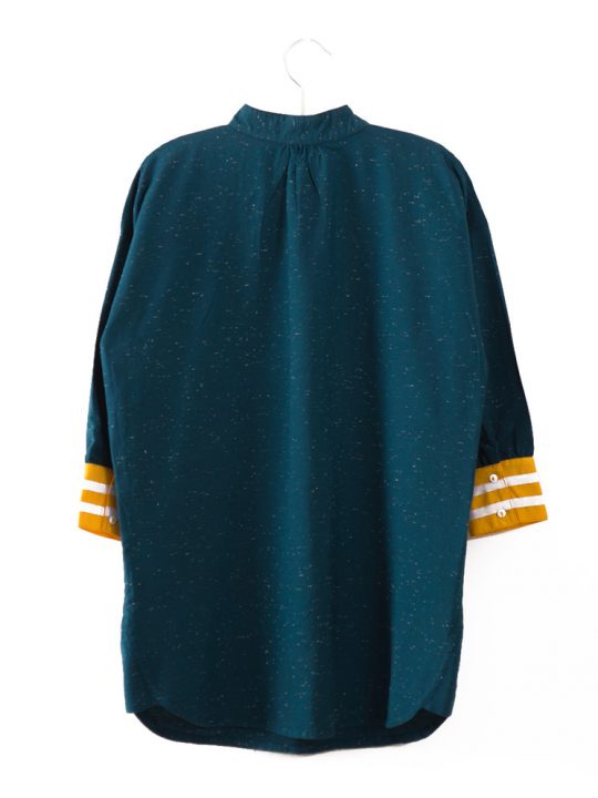 TUNIC DRESS SEA JUNK EMBR. LEGION BLUE