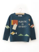 PLASTIC IS OVER? INTARSIA KNITTED JUMPER LEG
