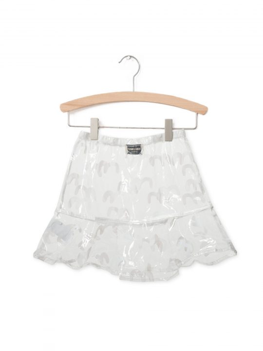 WATERPROOF SKIRT BIRDS AO SILVER CLOUD