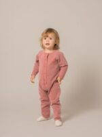 FLEECE JUMPSUIT LOUP DE MER DUSTY RED - Image 4
