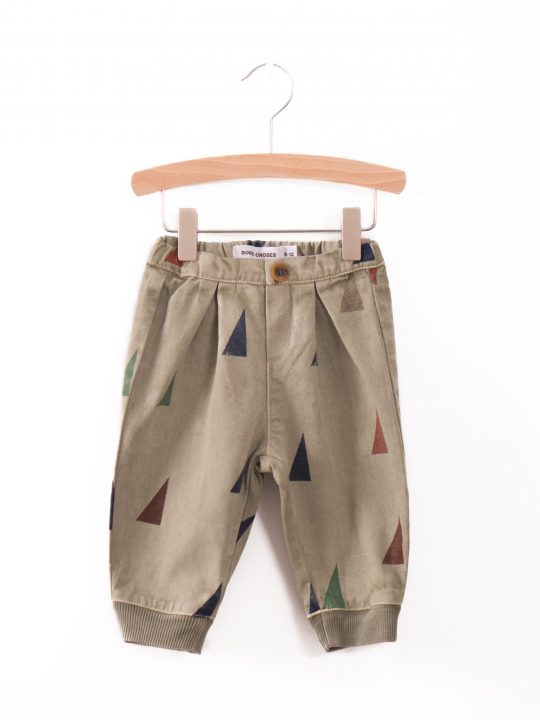 BABY BAGGY TROUSERS SAILS SEAGRASS GREEN