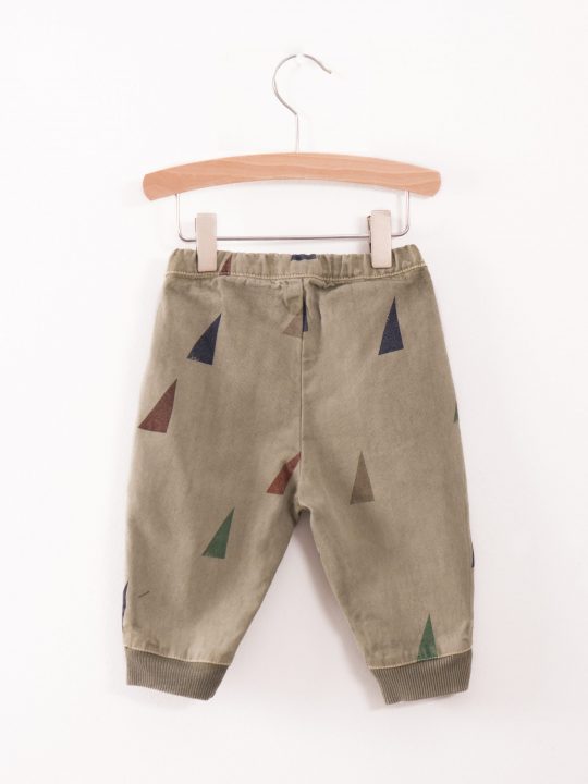 BABY BAGGY TROUSERS SAILS SEAGRASS GREEN