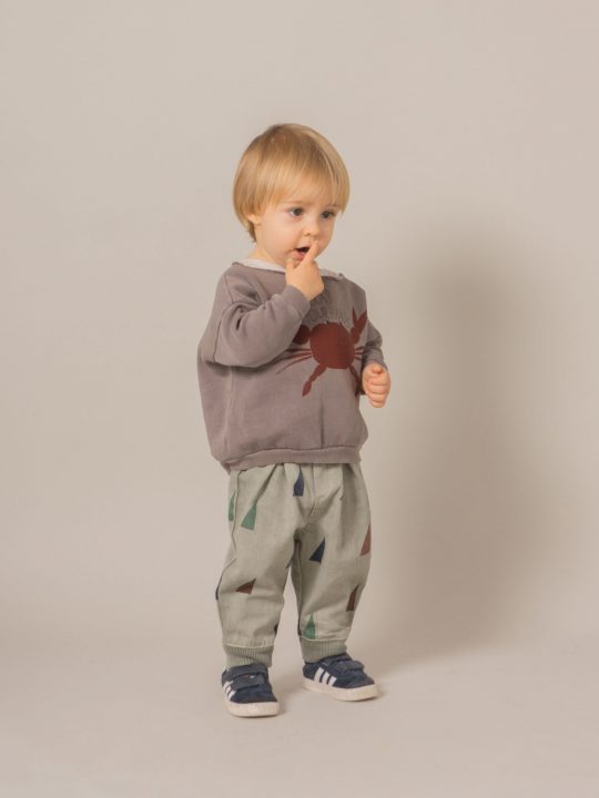 BABY BAGGY TROUSERS SAILS SEAGRASS GREEN