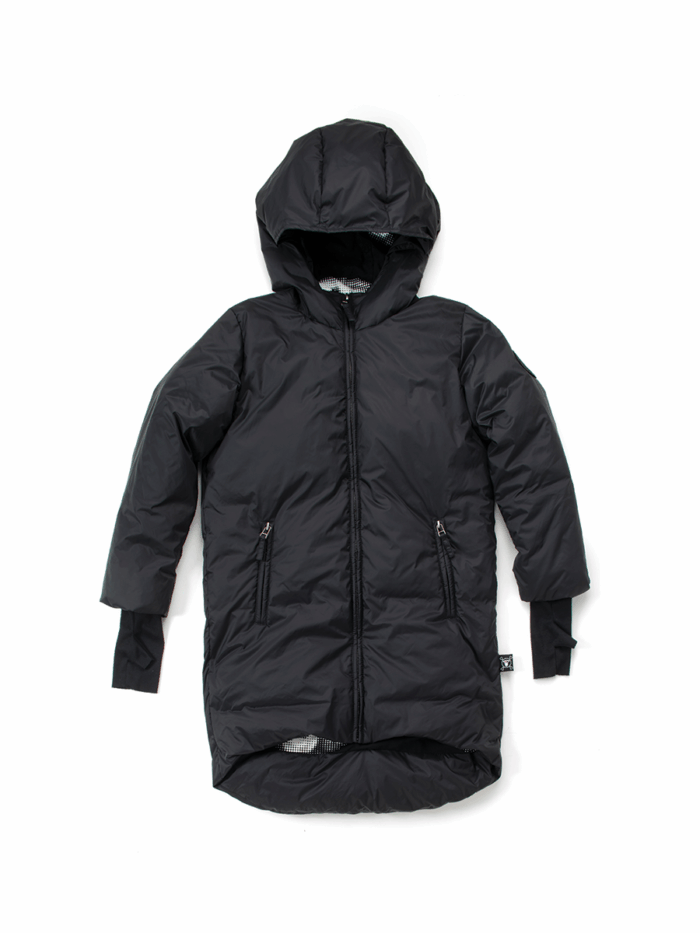 LONG DOWN COAT BLACK - Image 1