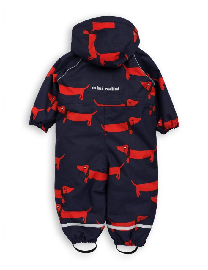 ALASKA DOG AOP BABY OVERALL NAVY - Image 2
